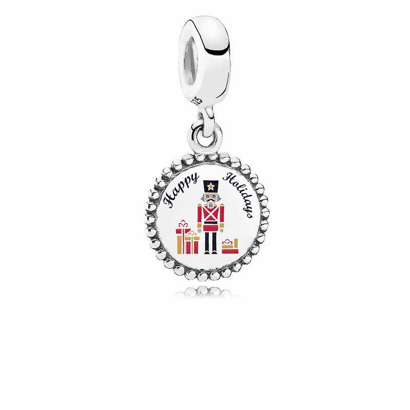 Pandora Nutcracker Dangle Charm - Sterling Silver/Enamel/Red - Canada | DP7481KJ